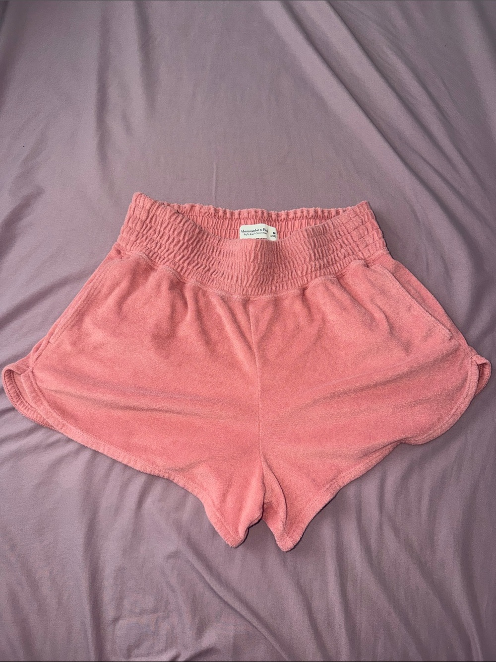 Abercrombie & Fitch Pink Terry Cloth Shorts